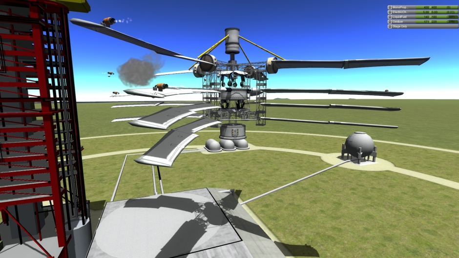 Kerbal Helikopter & Geschützturm Mechanik