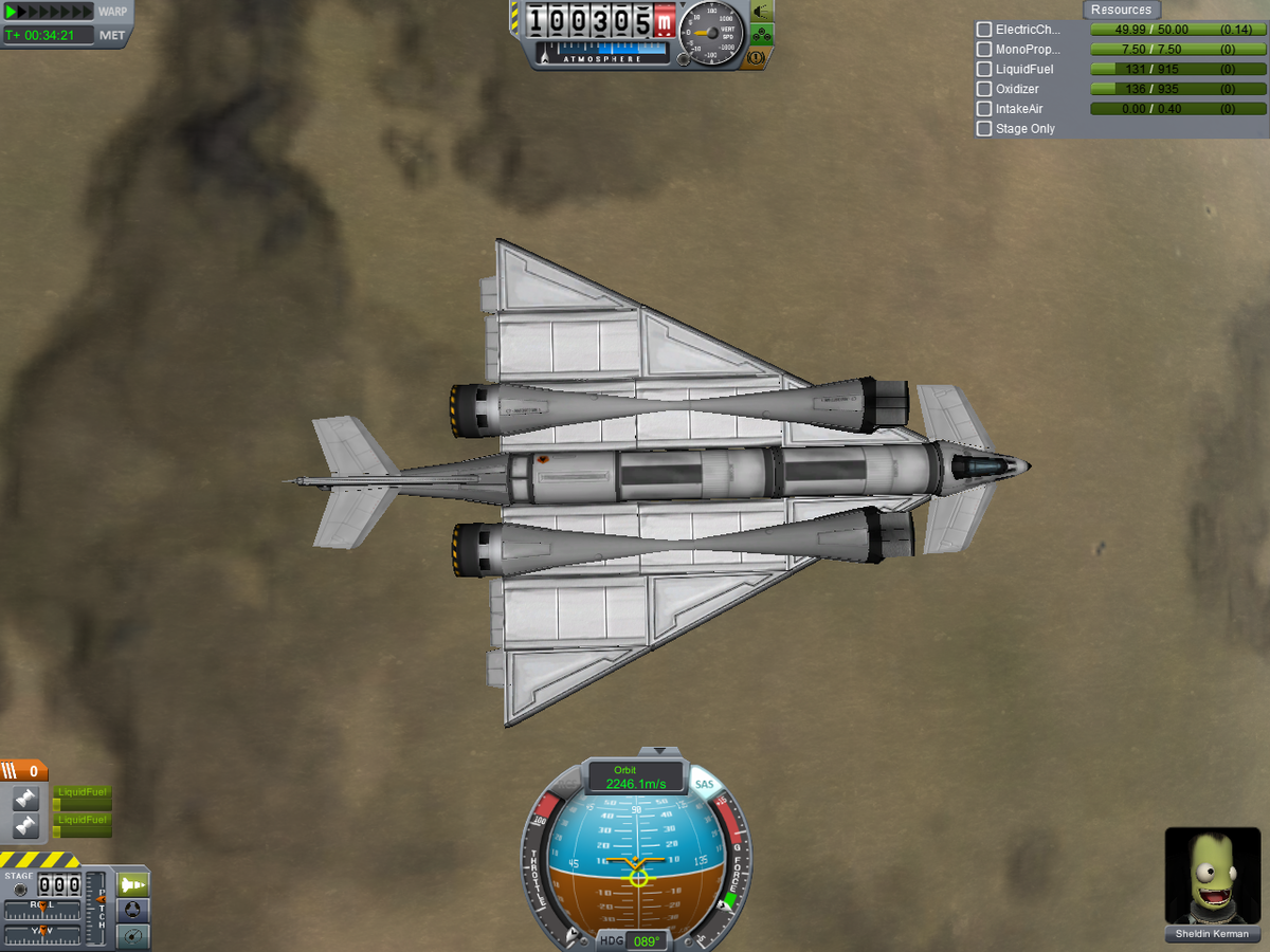 kleines Rapier Spaceplane