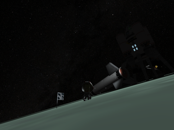 Landung nach Kerbalart