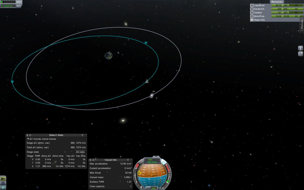 Hoher Kerbinorbit - Stufe 3