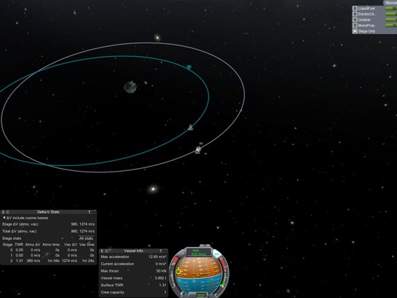 Hoher Kerbinorbit - Stufe 3