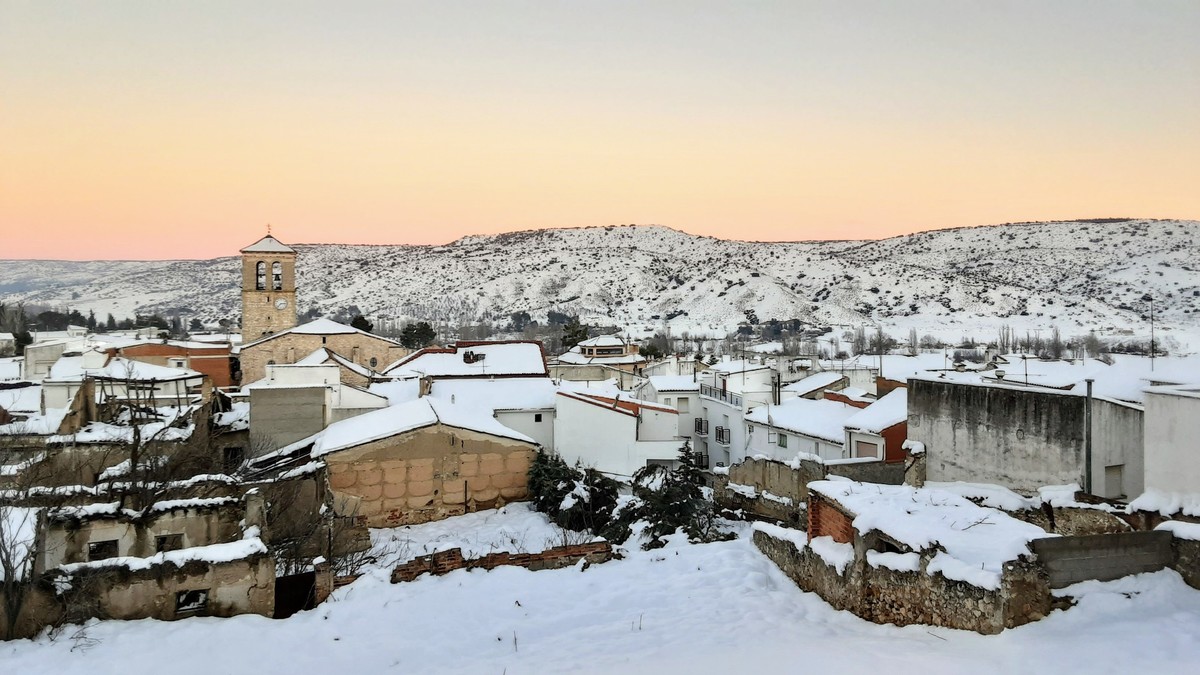 Schnee in Spanien