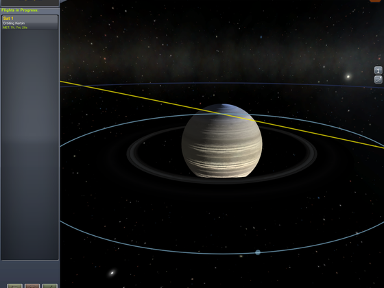 Saturn in KSP (ohne Universe Replacer)