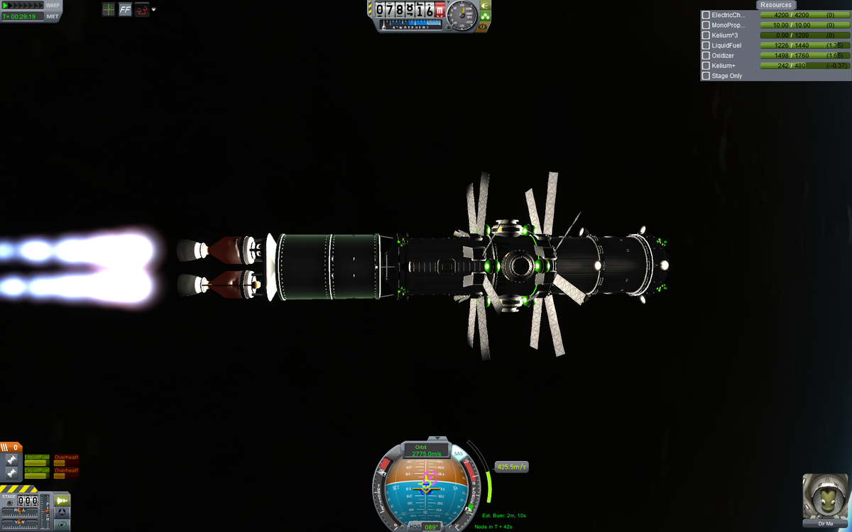 DIRMA-Station beim ALLflug auf dem Weg zu MINMUS ....