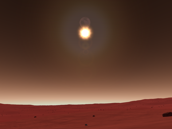 Fascination Kerbol System #1 - Kurz nach der (täglichen...) Sonnenfinsternis auf Duna