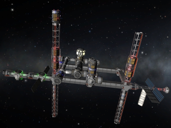 KSP-Freedom mit Hex Truss