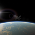 Shuttle reentry!