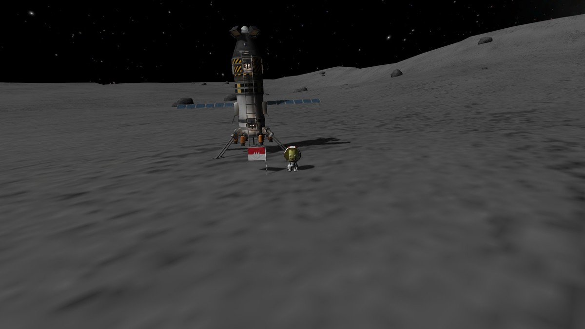 Der erste "Frankonaut" auf dem Mun